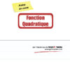 Secondaire 4 - Fonction Quadratique - Avec Solution Complète - Image 2